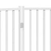 vidaXL Dog Gate Foldable 3 Panels White 150 cm Solid Wood Fir