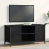 vidaXL TV Cabinet Black oak 100 x 40 x 50 cm Engineered wood