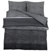 vidaXL Duvet Cover Set Dark Grey 200x220 cm Cotton
