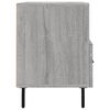 vidaXL TV Cabinet Grey Sonoma 80x36x50 cm Engineered Wood