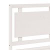 vidaXL Extra Long Bed Frame without Mattress White 200x220 cm Solid Wood