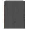 vidaXL Wall Cabinets 2 pcs Grey 30x30x40 cm Solid Wood Pine