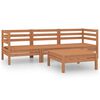 vidaXL Garden Lounge Set | Honey brown | Solid pinewood | Medium | Modular