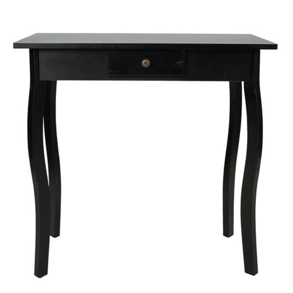 vidaXL Console Table MDF Black