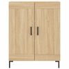 vidaXL Highboard Sonoma Oak 69.5x34x180 cm Engineered Wood