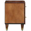 vidaXL Bedside Cabinet with Drawer 2 pcs Honey Brown 40 x 33 x 46 cm