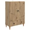 vidaXL Sideboard Artisan Oak 66 x 34.5 x 95 cm Engineered Wood
