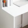 vidaXL Desk with Shelf White 91 x 50 x 149 cm Engineered Wood