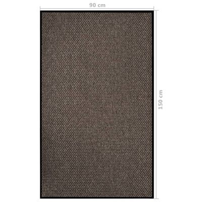 vidaXL Doormat Beige 90x150 cm
