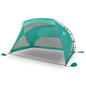 vidaXL Beach Tent Sea Green 274x178x170/148 cm 185T Polyester