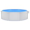 vidaXL Swimming Pool with Safety Ladder 460x120 cm