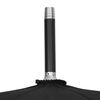 vidaXL Umbrella Automatic Black 105 cm