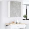vidaXL Hanging Cabinet Riga Concrete Grey and White 60 x 31 x 40 cm