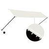 vidaXL Awning | Cream | Steel frame, 100% polyester canopy with PA coating
