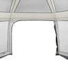 vidaXL Pool Tent with Removable Fly & Mesh Walls Grey 618x532 cm