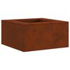 vidaXL Fire Pit Brown 60 x 60 x 30 cm Weathering Steel