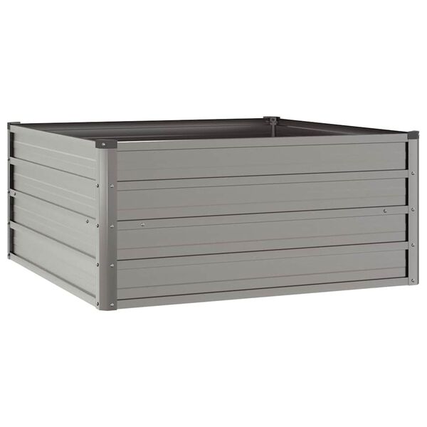 vidaXL Garden Raised Bed Rusty 100x100x45 cm Corten Steel