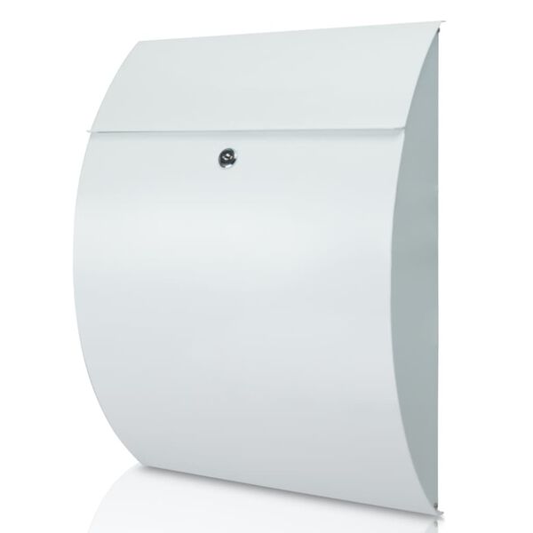 BURG-W&Auml;CHTER Letterbox Riviera 835 W Steel White