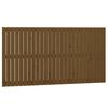 vidaXL Wall Headboard Honey Brown 166x3x90 cm Solid Wood Pine