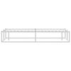 vidaXL Bed Frame without Mattress White 160x200 cm Metal