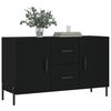 vidaXL Sideboard Black 100x36x60 cm Engineered Wood