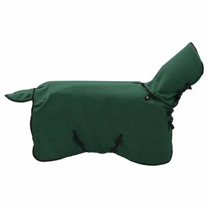 vidaXL Horse Blanket Full Dark Green 75 cm Polyester Fleece