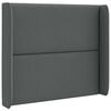 vidaXL Headboard Ear Grey 80 x 16 x 4 cm Fabric