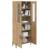 vidaXL Highboard Artisan Oak 69.5 x 34 x 180 cm Engineered Wood