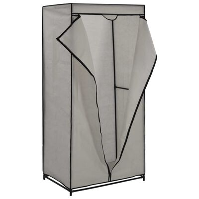 vidaXL Wardrobes 2 pcs Grey 75x50x160 cm
