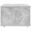 vidaXL Drawer Cabinet Grey 55 x 45 x 33.5 cm Engineered wood