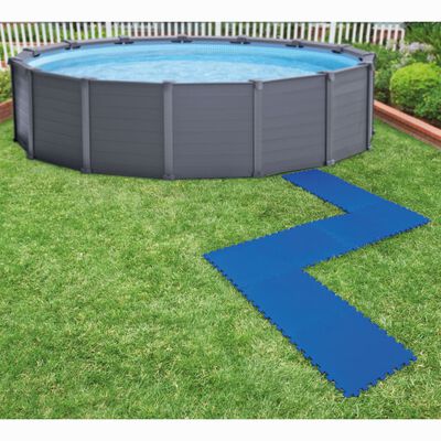 Intex 8 pcs Pool Floor Protectors 50x50 cm Blue