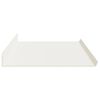 vidaXL Floating Shelf Wall-mounted 2 pcs White 100 x 18 x 2.5 cm Steel