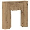 vidaXL Fireplace Surround Artisan Oak 93 x 20 x 89 cm Engineered Wood