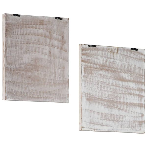 vidaXL Hand-Carved Wall Panels 2 pcs MDF 40x40x1.5 cm