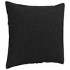 vidaXL Sofa Pillows 2 pcs Black 50 x 50 cm Fabric