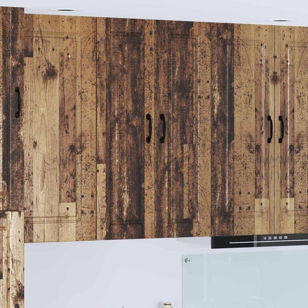 vidaXL Kitchen Cabinet Old Wood 30 x 31 x 100 cm Engineered Wood