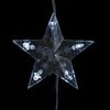 vidaXL LED Star Curtain Fairy Lights 500 LED Cold White 8 Function