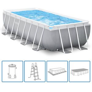 Intex Prism Frame Swimming Pool Set Rectangular 488x244x107 cm 26792GN
