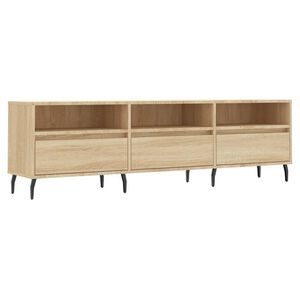 vidaXL TV Cabinet Sonoma Oak 150x30x44,5 cm Engineered Wood