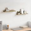 vidaXL Wall Shelves 2 pcs Sonoma Oak 40x9x3 cm