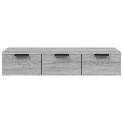 vidaXL Wall Cabinet Grey Sonoma 102x30x20 cm Engineered Wood