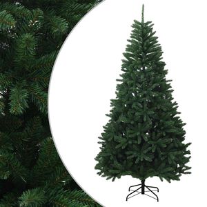 vidaXL Artificial Hinged Christmas Tree 270 cm PVC Medium Green