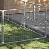 vidaXL Dog Kennel Silver 15 m&sup2; Steel