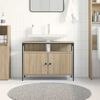 vidaXL Bathroom Sink Cabinet Brown 80 x 30 x 60 cm Engineered wood