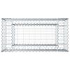 vidaXL Gabion Raised Bed Silver 50 x 100 x 60 cm Galvanised Steel