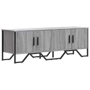 vidaXL TV Cabinet Grey Sonoma 122x34x41 cm Engineered Wood