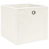 vidaXL Storage Boxes 4 pcs White 32x32x32 cm Fabric