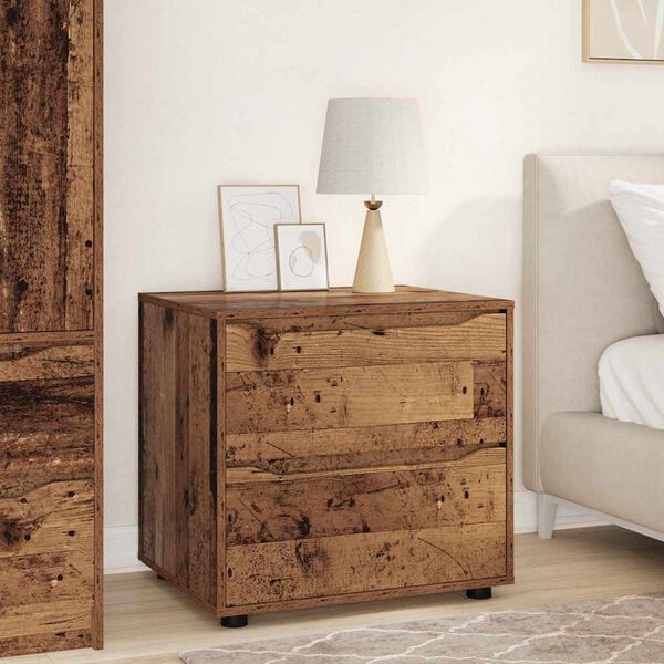 vidaXL Storage Cabinet Old Wood 60 x 48 x 57 cm Engineered Wood