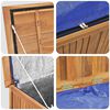 vidaXL Garden Storage Box 120x50x58 cm Solid Teak Wood