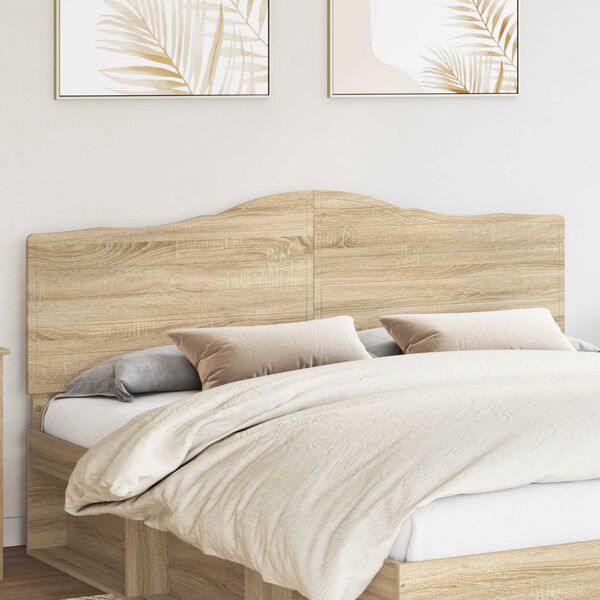 vidaXL Headboard Sonoma Oak 180 cm Engineered wood